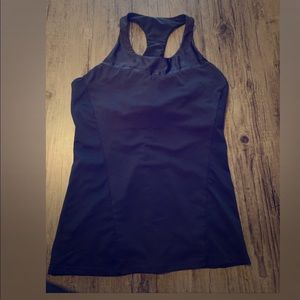 Black Fabletics racerback tank